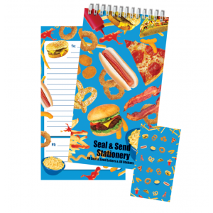 Seal and Send Junk Food Stationery